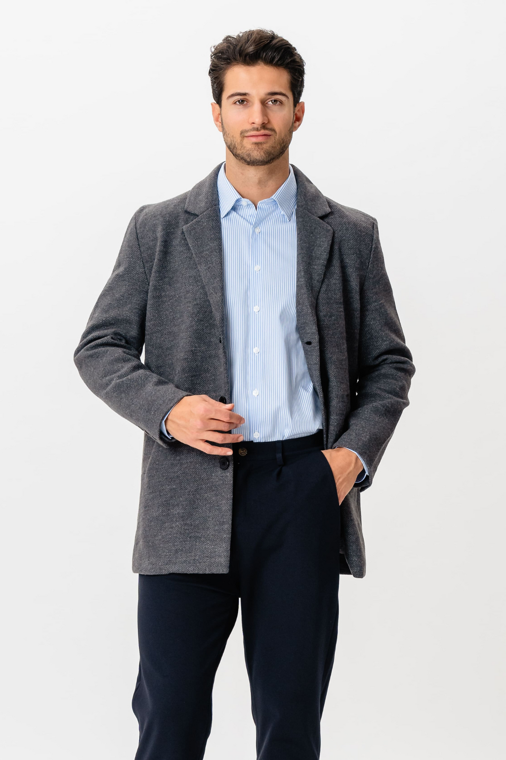 Classic Coat - Grey