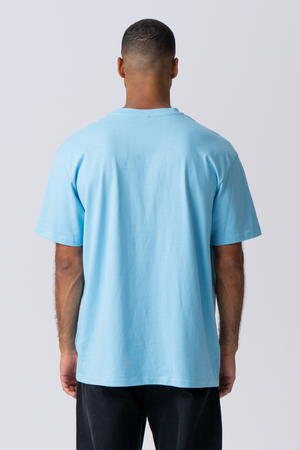 Heavy Oversized T-shirt - Baltic Blue