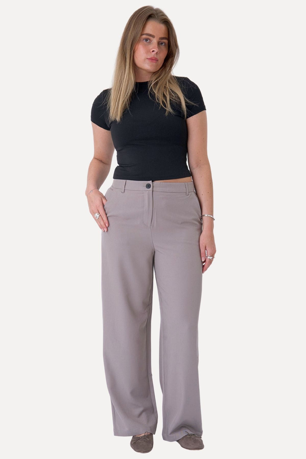 Classic Suit Pants - Grey