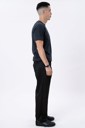Nørregade Stripe - Mottled Blue-Black