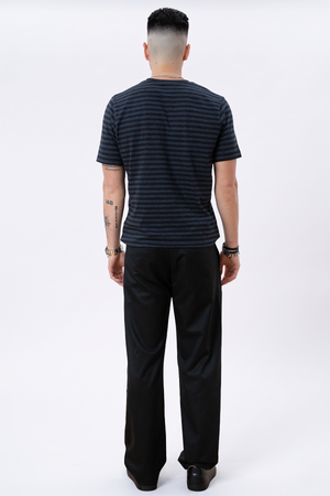 Nørregade Stripe - Mottled Blue-Black