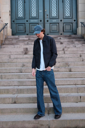 Short Zip Jacket - Navy