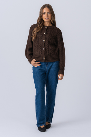 Botton Knit - Brown