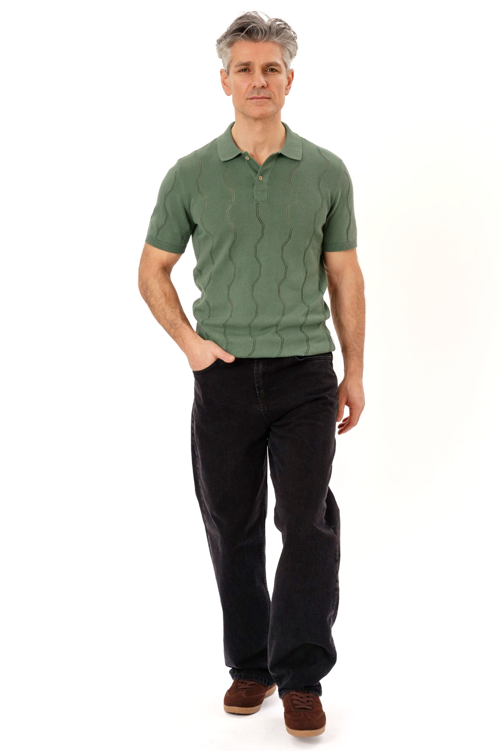 William Regular Jeans - Solid Black