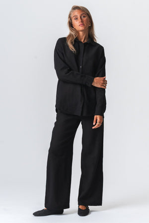 Lilly Pants + Lilly Shirt (Black) – Package Deal