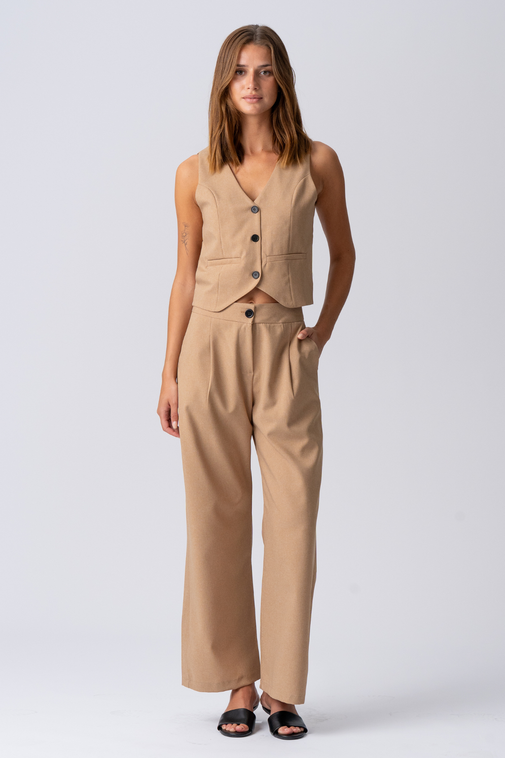 Natalie Vest - Light Brown