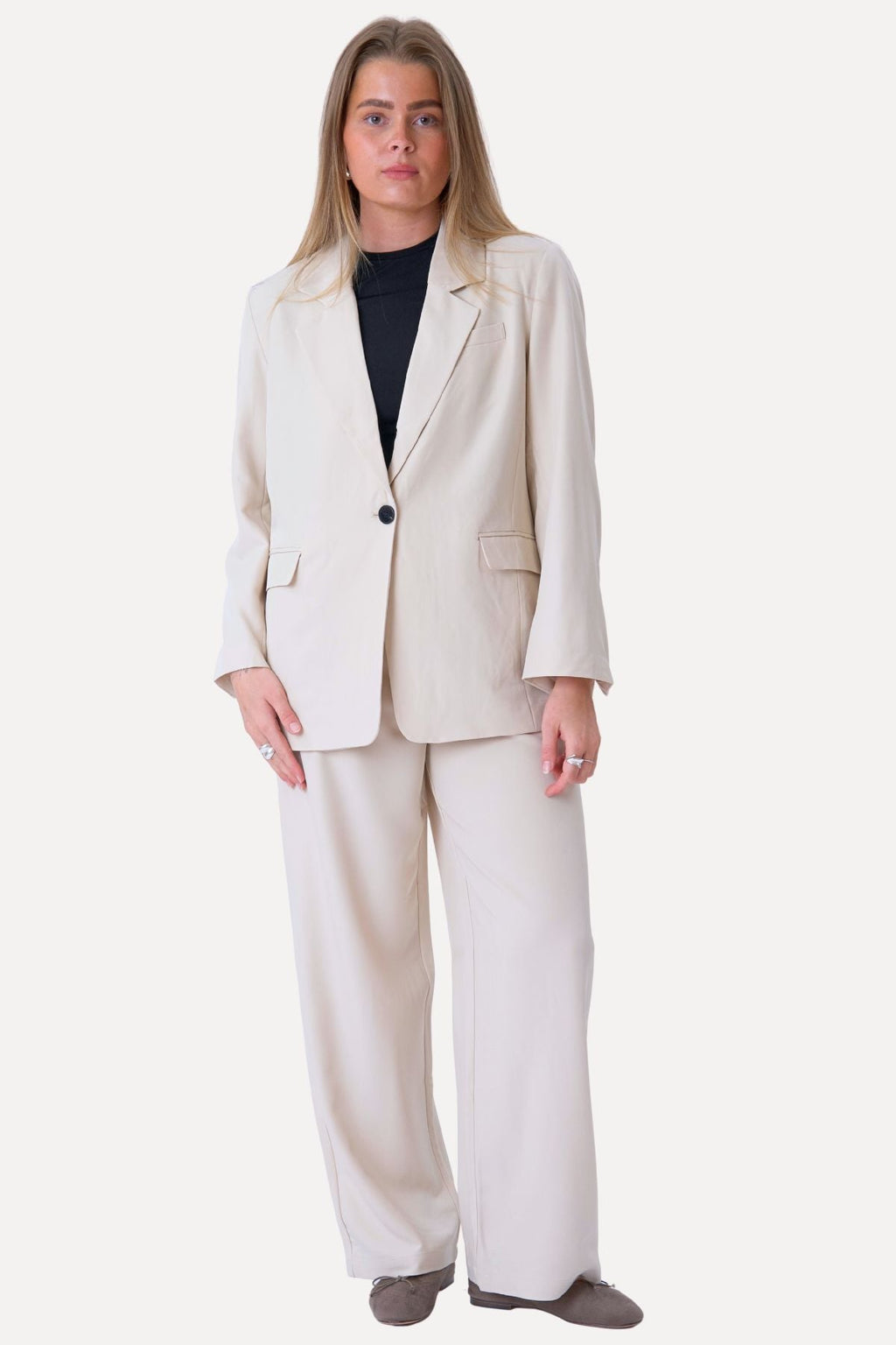 Oversized Blazer - Beige