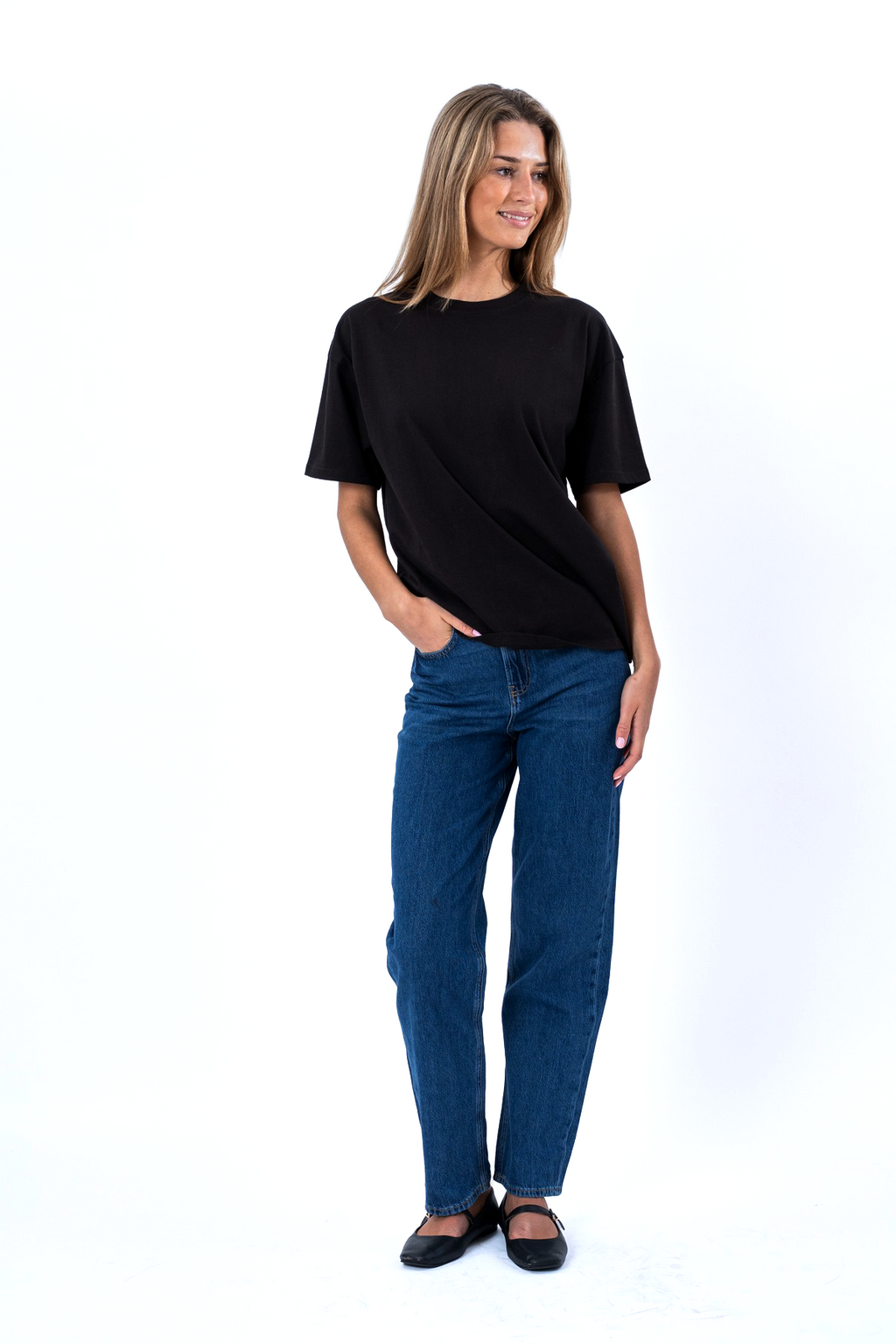 Heavy Boxfit Tee - Black