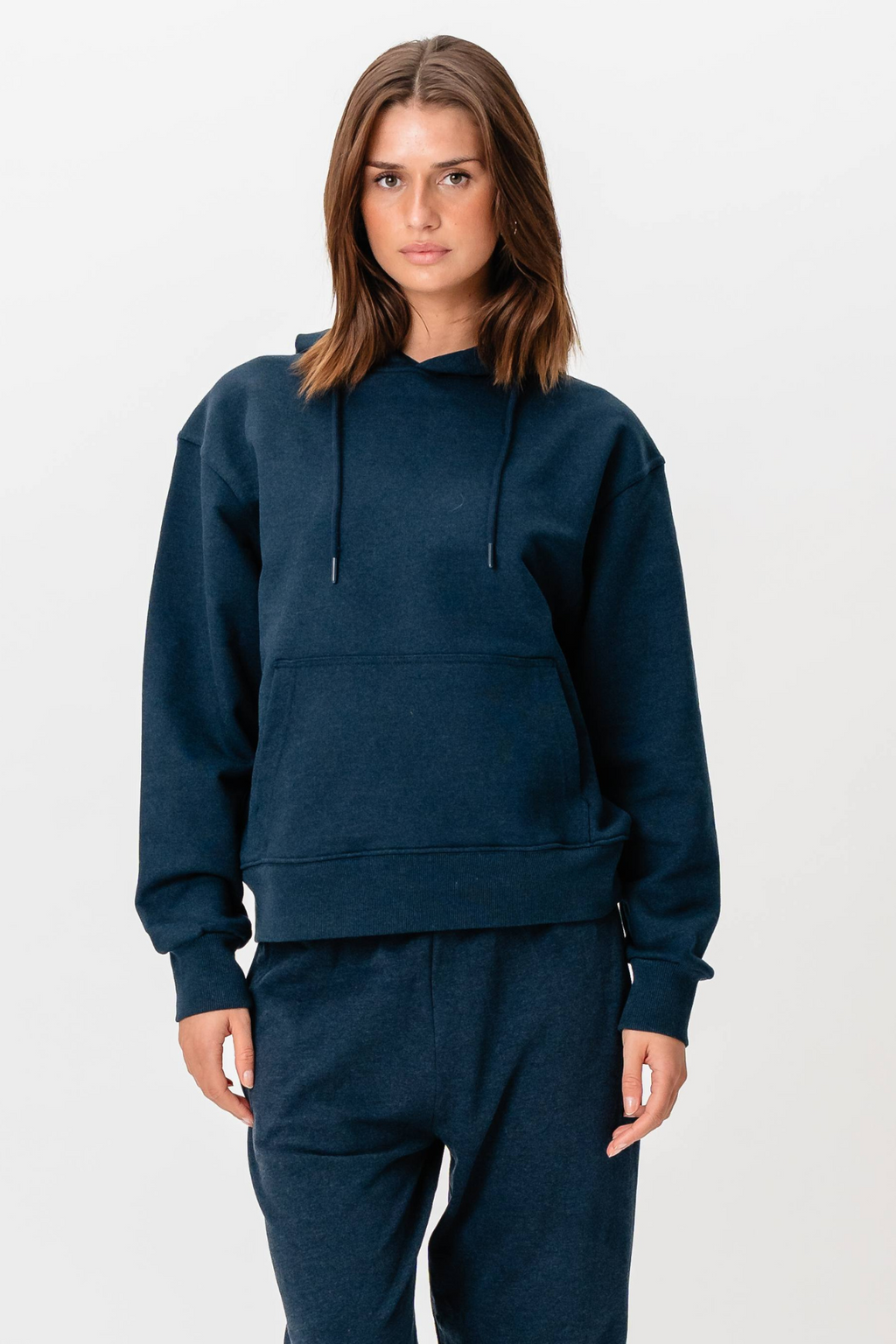 Hoodie trom - Heather Navy