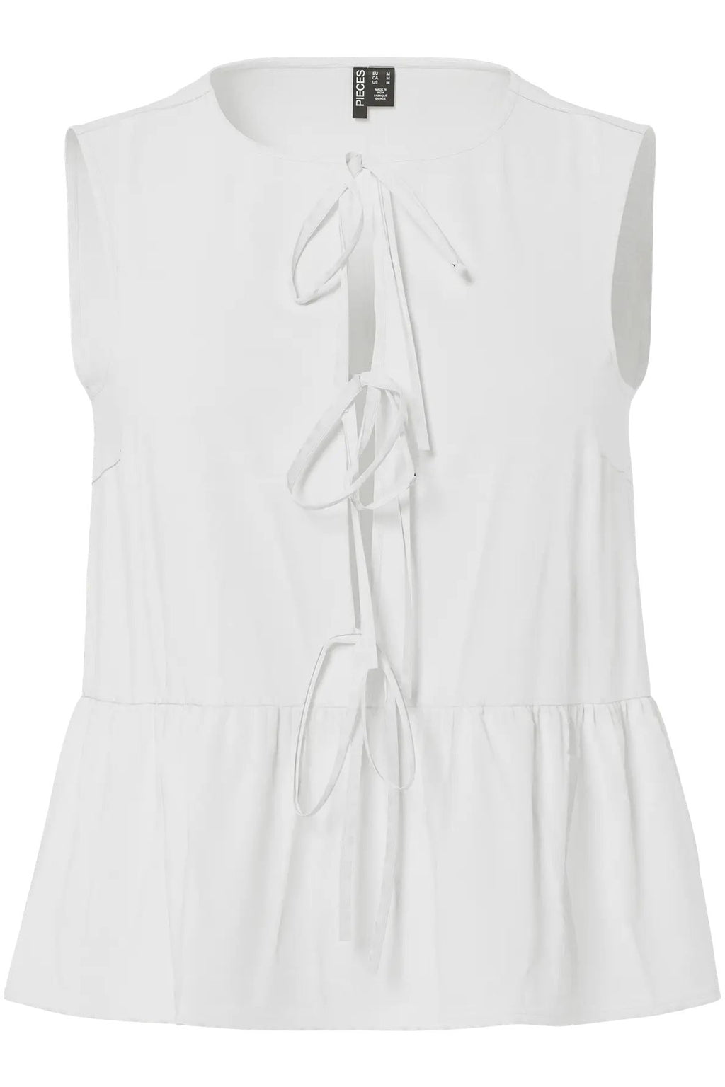 Jolly Tie Top  - Bright White