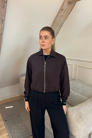 Kylie Short Jacket - Brown