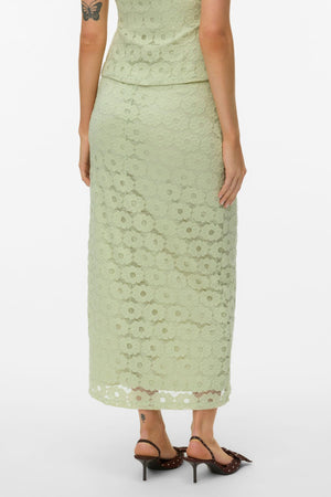 Janelle Ankle Skirt - Fog Green