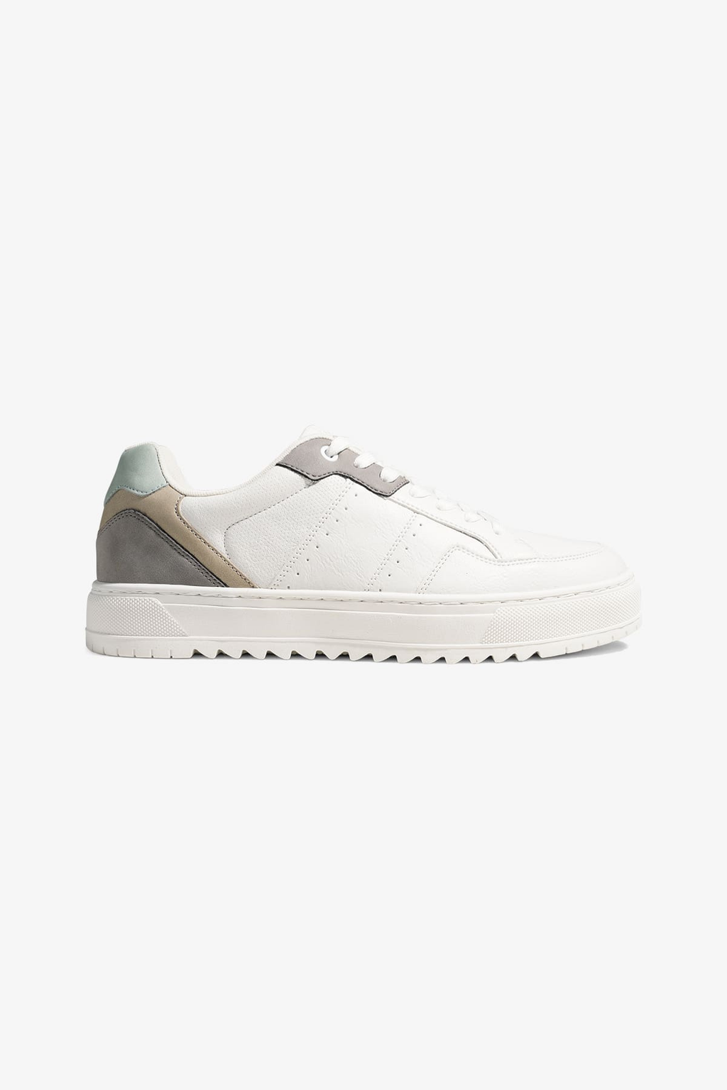 Sneaker Clasaiceach - Bán / Liath / Glas