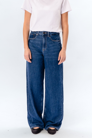 The Original Performance Wide Jeans - Medium Blue Denim