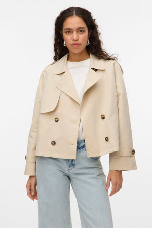 Chloe Trenchcoat Gearr - mhin choirce