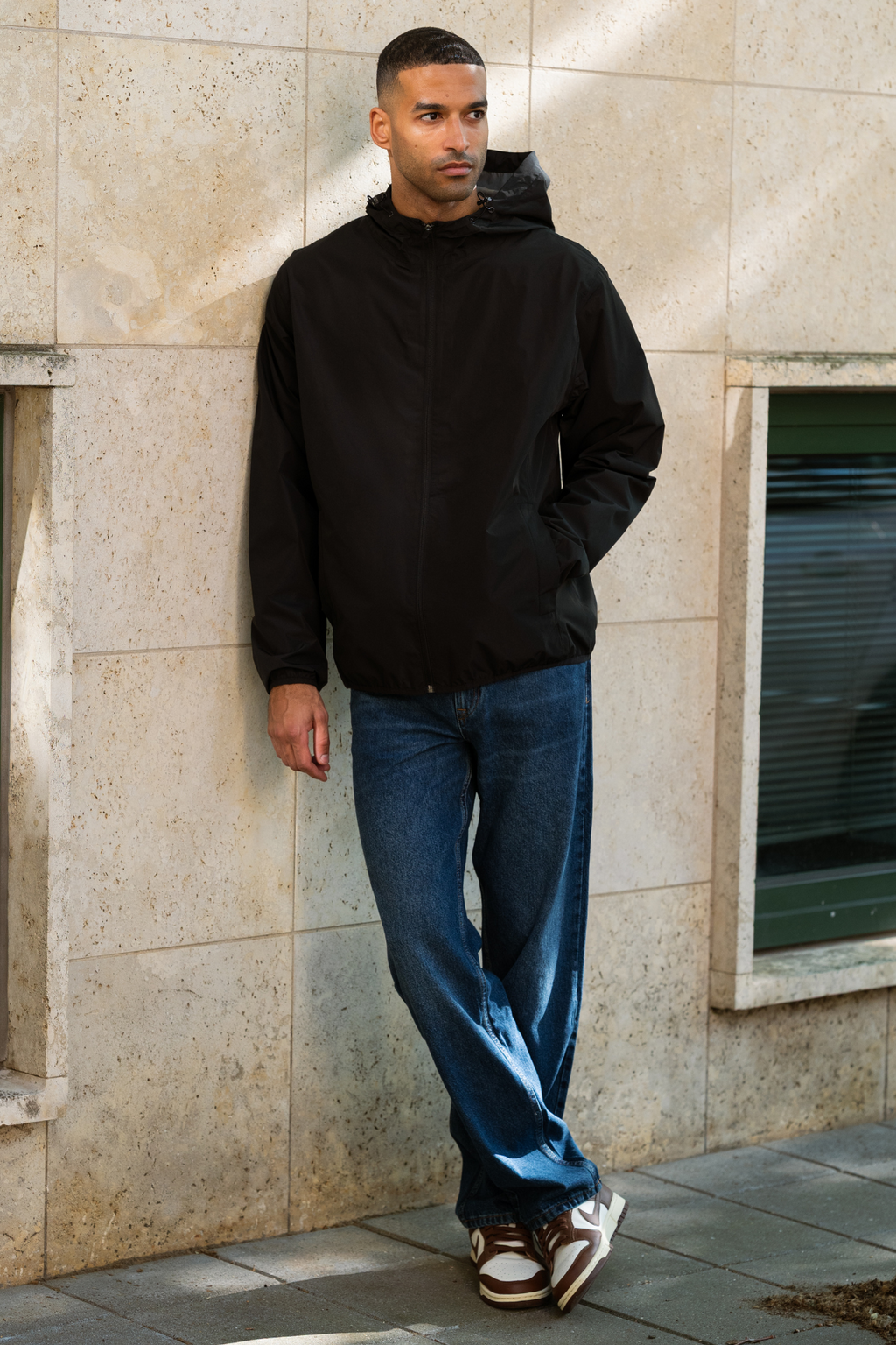 Windbreaker - crno
