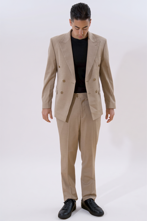 Classic Pants - Beige Melange