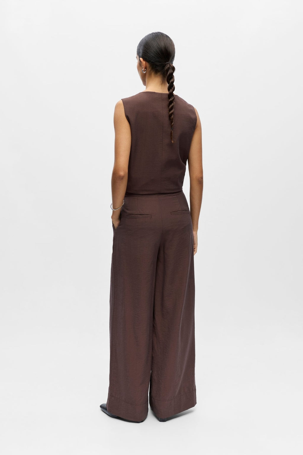 Široký ostrov Pants - Hnedá