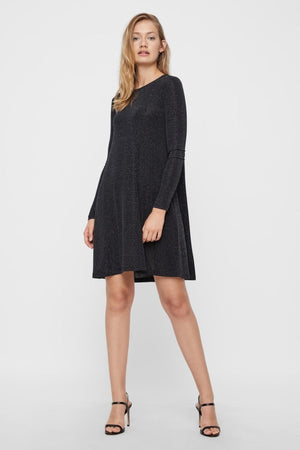 Gúna Mini Sparkle - Dubh