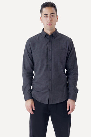 Flannel Shirt - Dark Grey