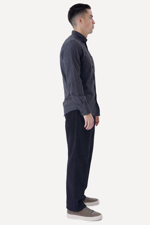 Flannel Shirt - Dark Grey