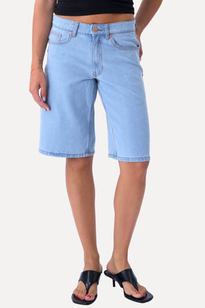Denim Shorts - Light Blue