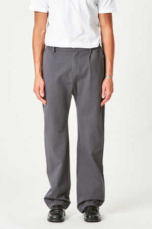Vhodný Pants Voľné - oceľová šedá