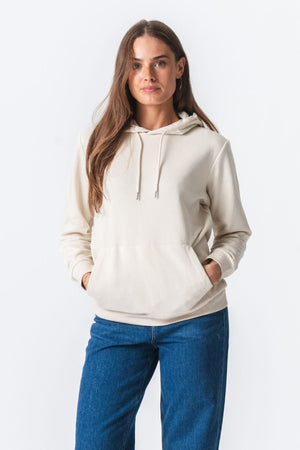 Basic Sweat hoodie - beige éadrom