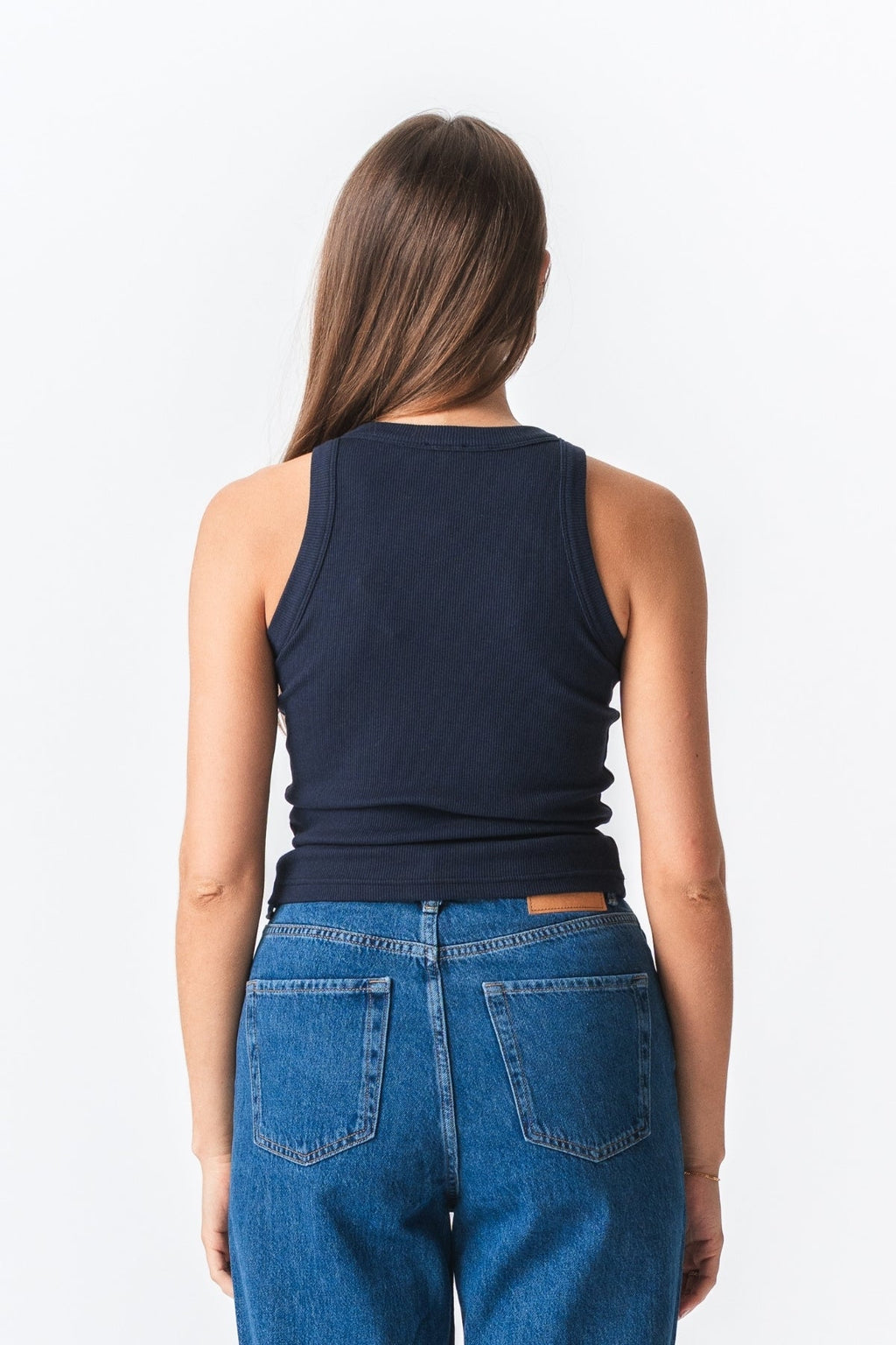 Ribbed Top - Blue