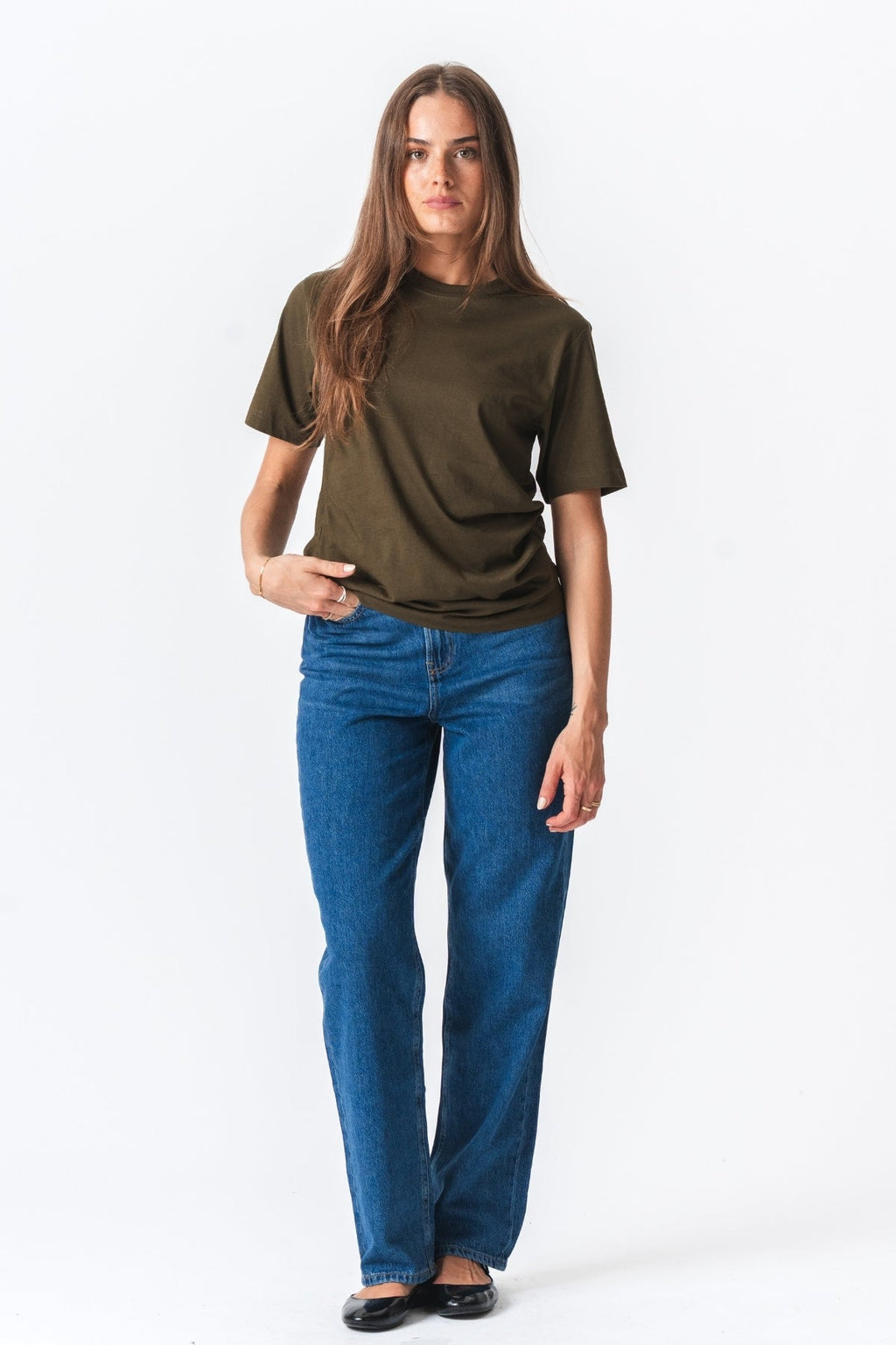 T -léine ró -mhór - Olive (Lady)