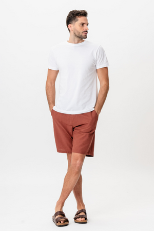 Ľan Shorts - terakota