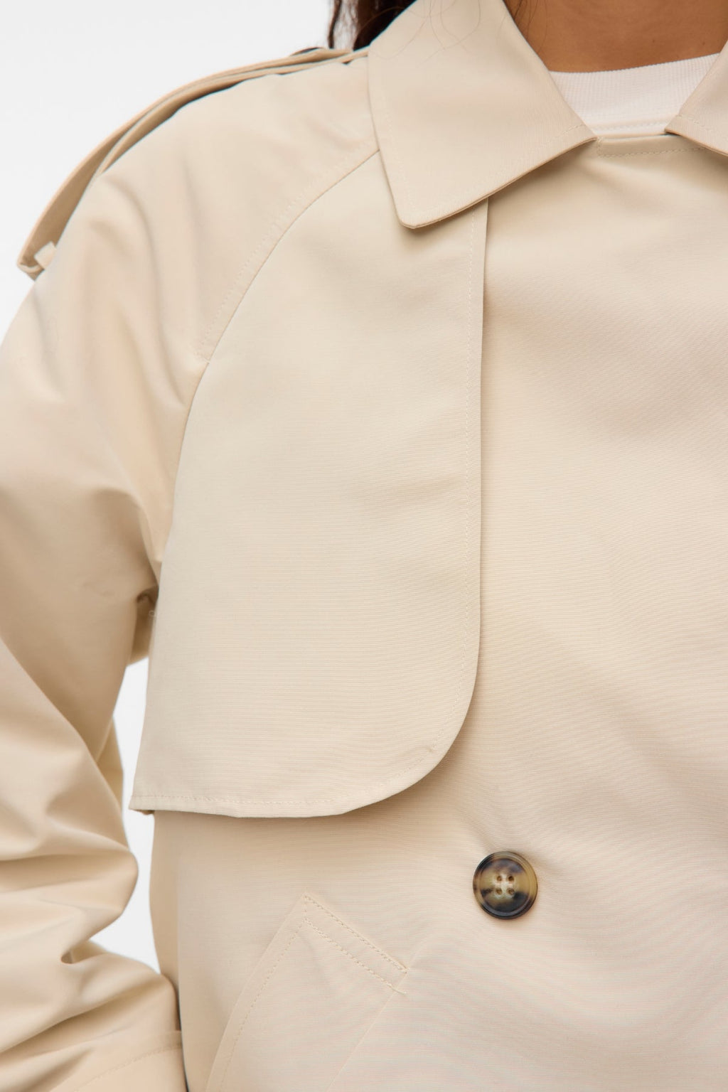 Chloe Trenchcoat Gearr - mhin choirce