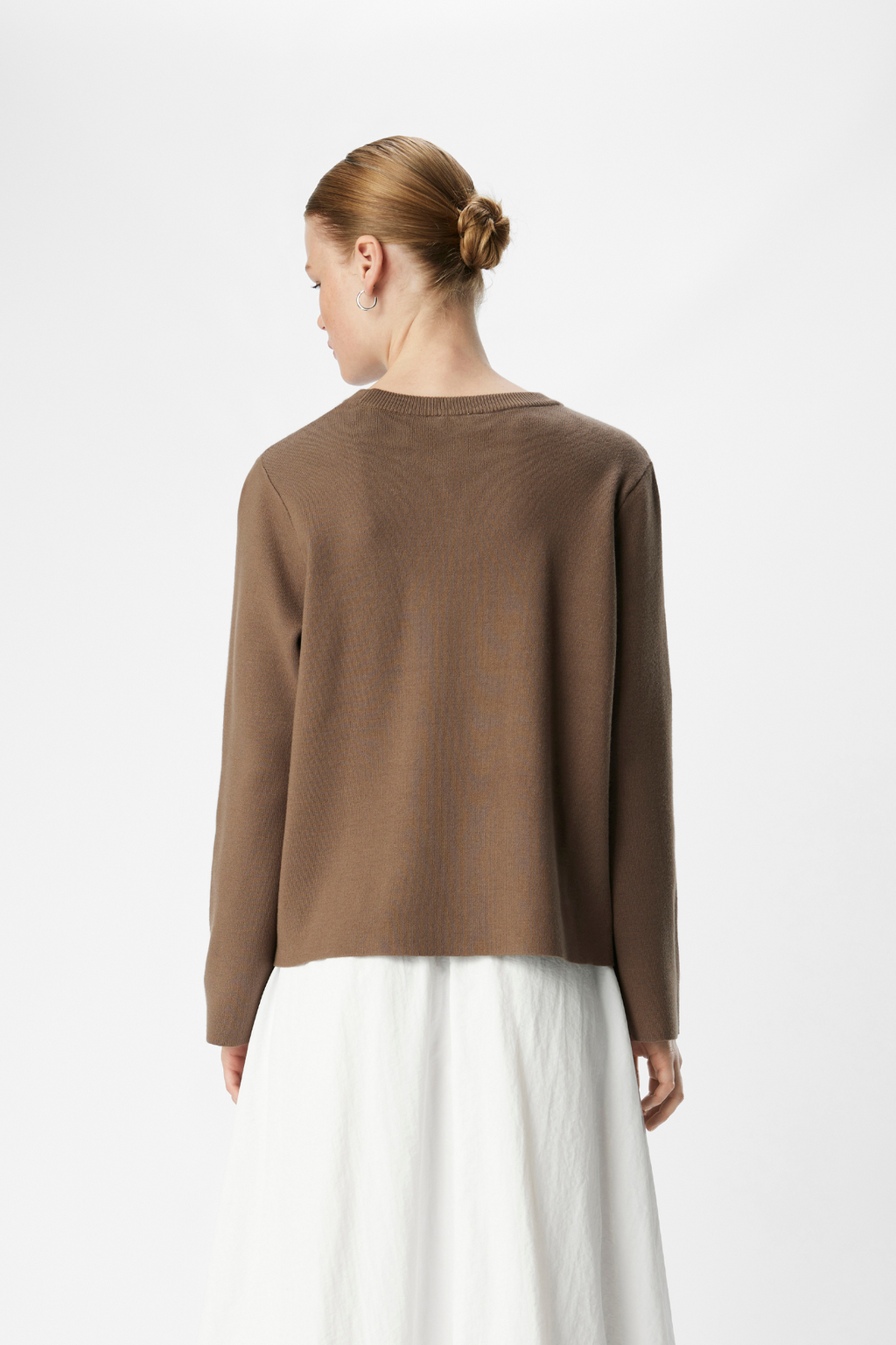 Reynard O -Neck Pulover - Morel
