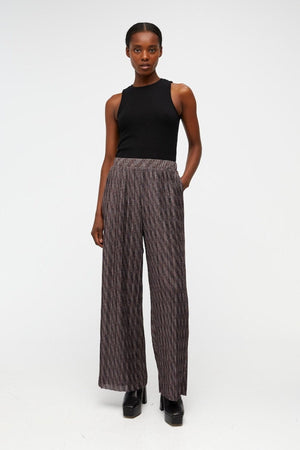 Lux High Waist Bukser - Sort