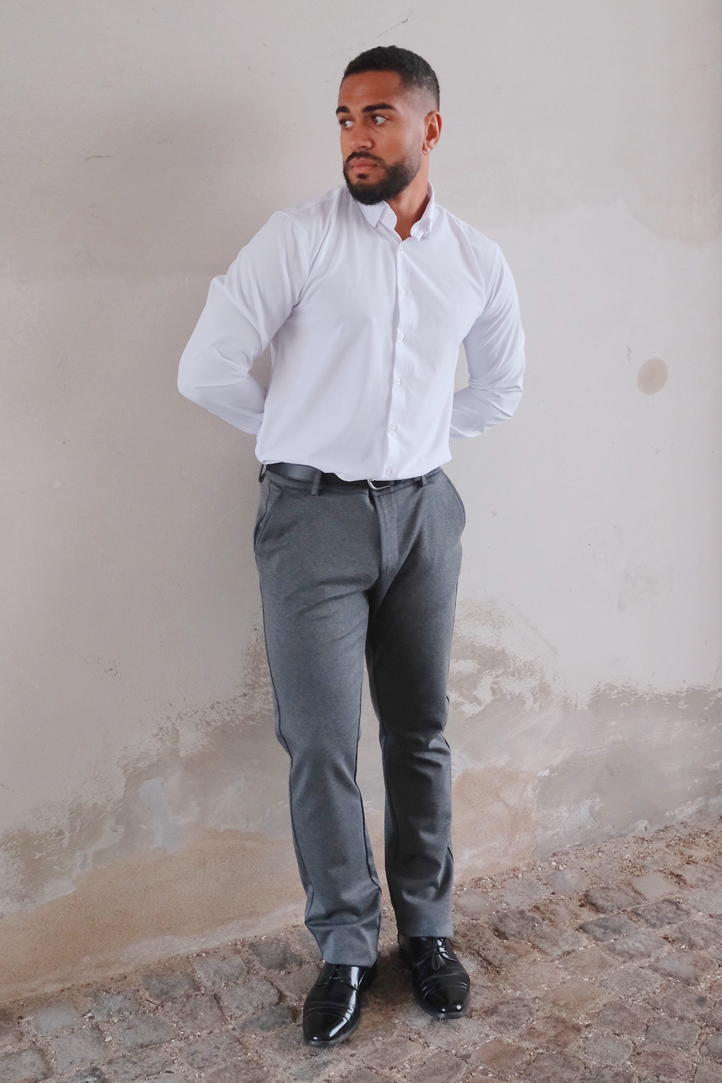 Performance Pants Wide - Melange siva