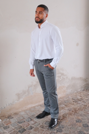 Performance Pants Wide - Melange siva