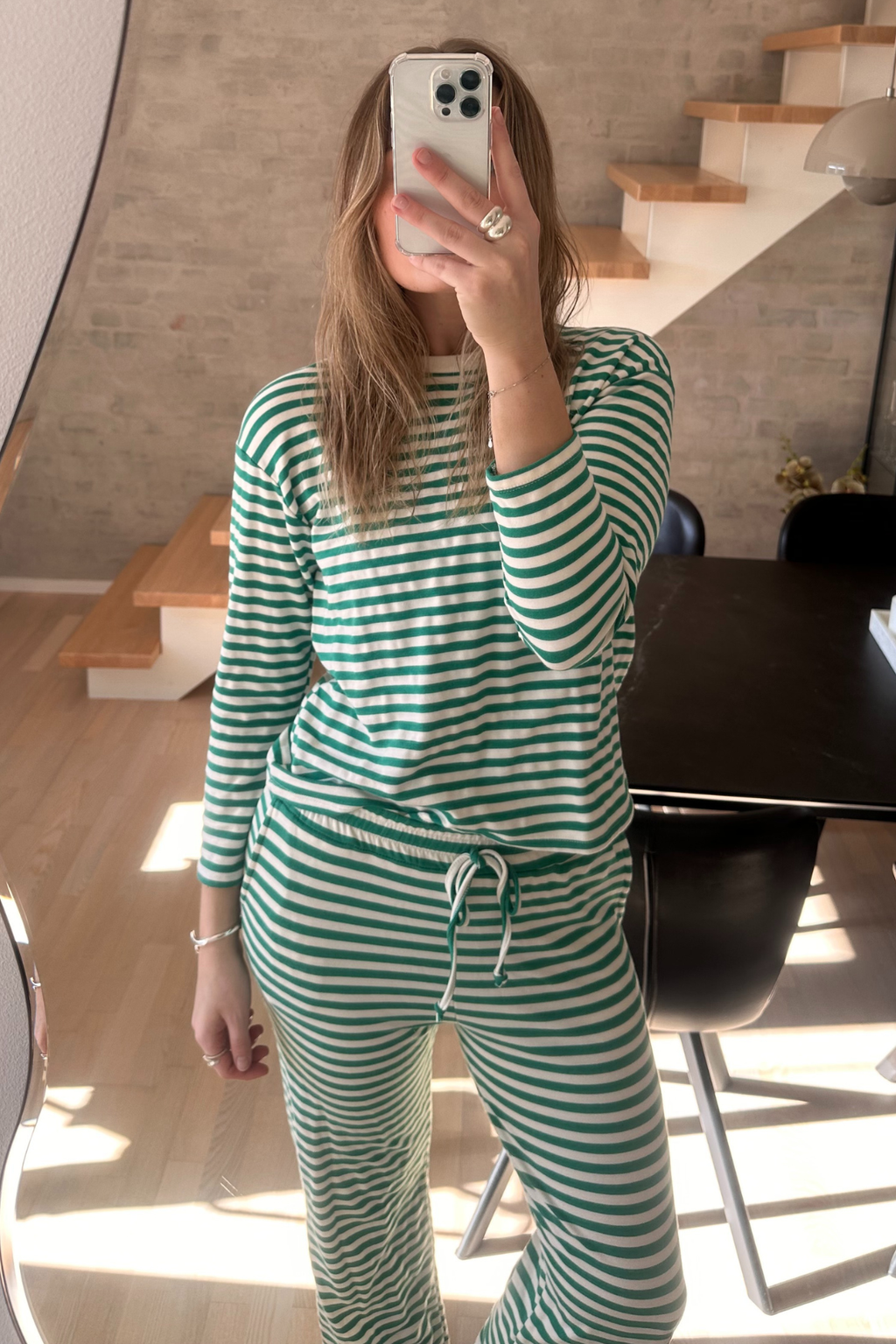 Stripped Pants - Green